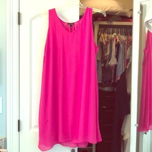 Hot pink dress